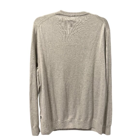 Nautica Mens Navtech V-Neck Sweater Sz Large Grey sweater. NWT - Picture 9 of 12